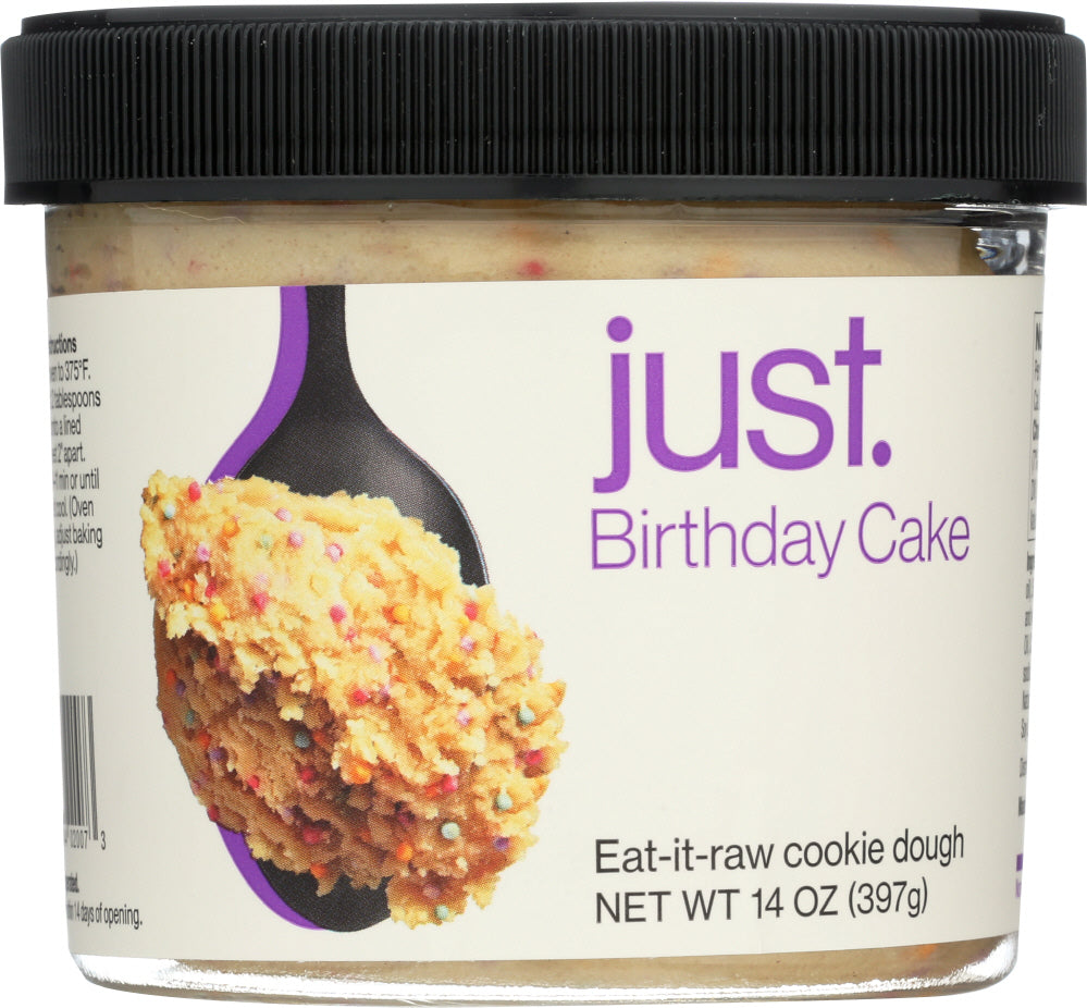 JUST COOKIE DOUGH: Cookie Dough Birthday Cake, 14oz - Vending Business Solutions