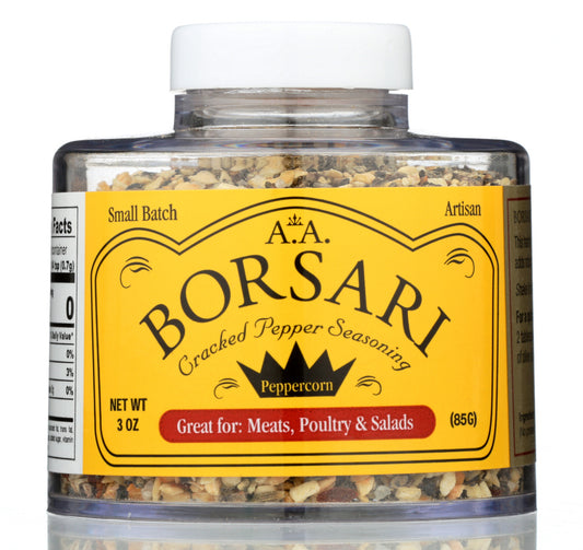 BORSARI: Seasoning Cracked Pepper, 3 oz - Vending Business Solutions