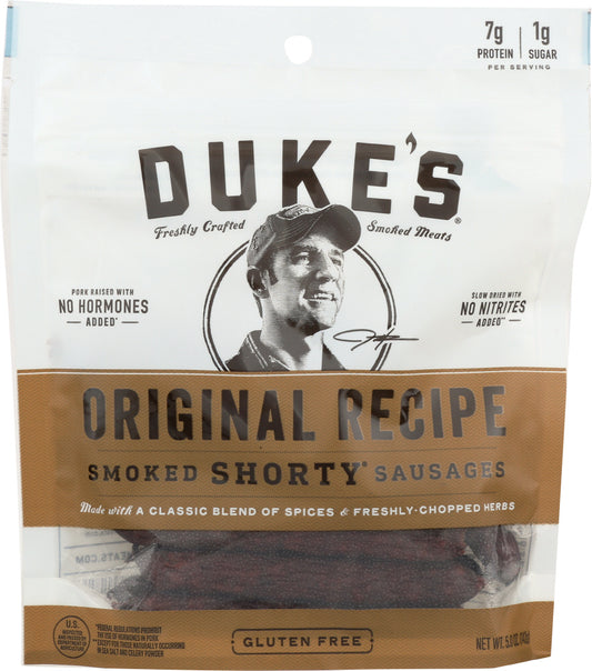DUKES: Original Shorty Smoked Sausages, 5 oz - Vending Business Solutions