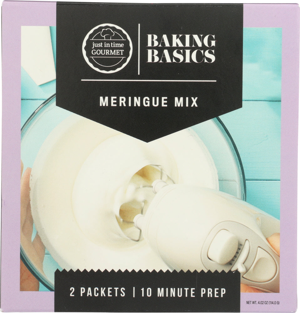 JUST IN TIME GOURMET: Meringue Mix Powder, 4 oz - Vending Business Solutions