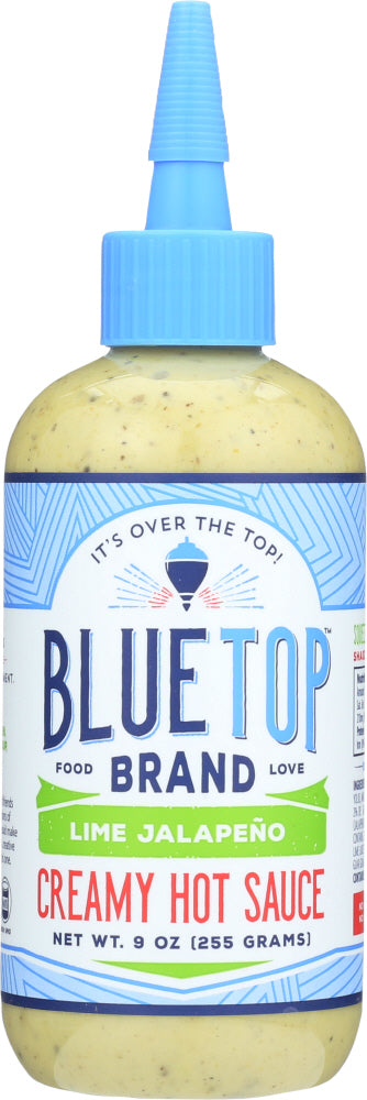 BLUE TOP BRAND: Creamy Hot Sauce Lime Jalapeno, 9 oz - Vending Business Solutions