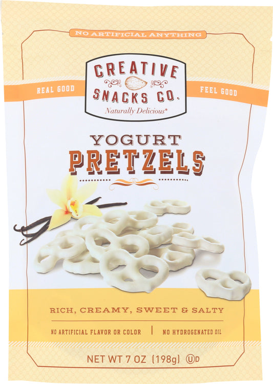CREATIVE SNACK: Yogurt Pretzels Enrobed, 7 oz - Vending Business Solutions