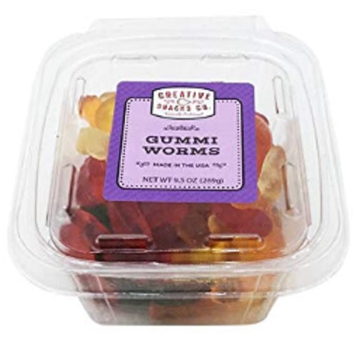 CREATIVE SNACK: Gummi Worms, 9.5 oz - Vending Business Solutions