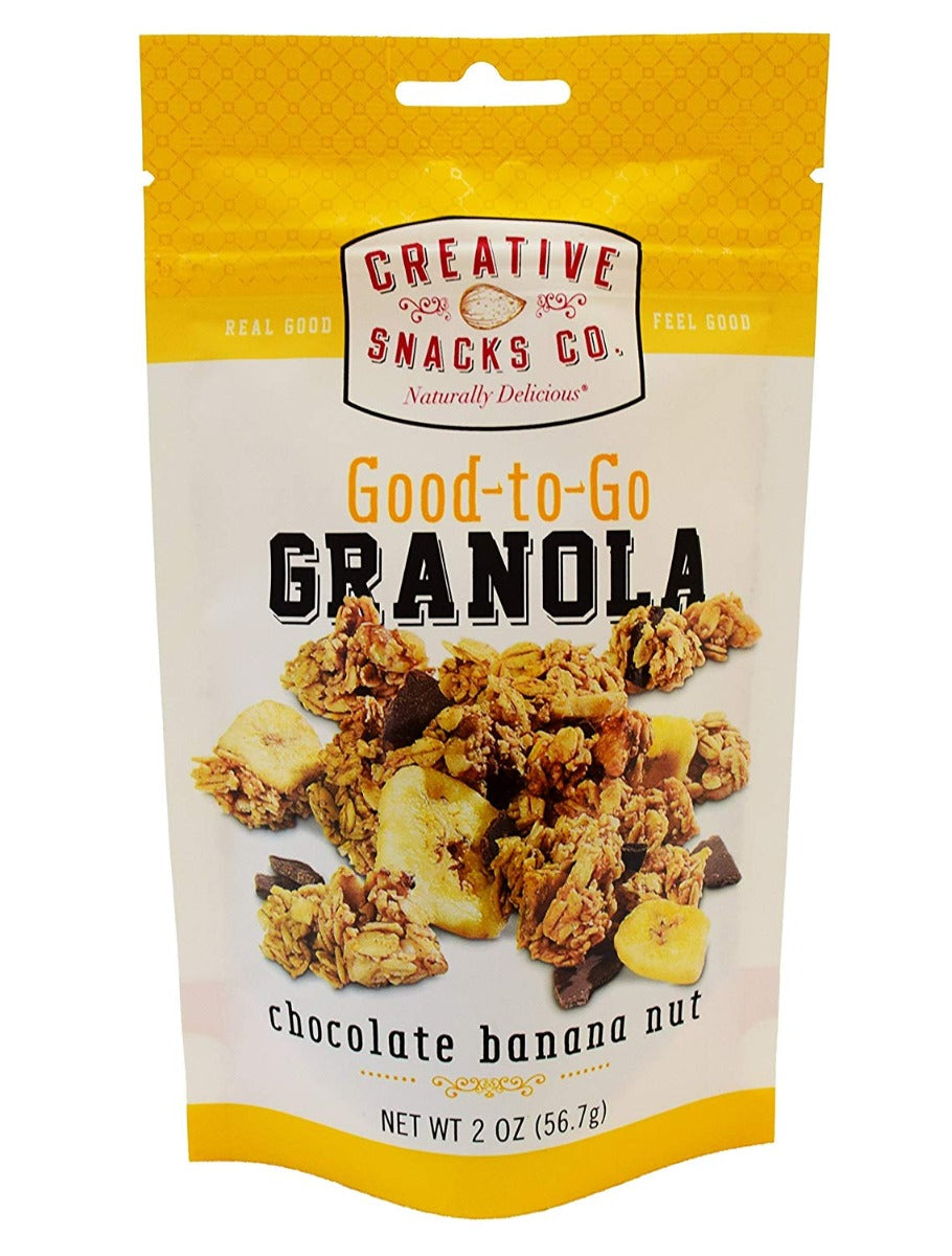 CREATIVE SNACK: Chocolate Banana Nut Granola, 2 oz - Vending Business Solutions