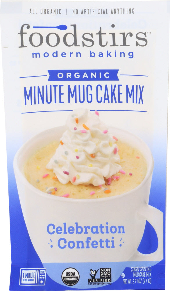 FOODSTIRS: Mix Mug Cake CELB CONFTTI, 2.54 oz - Vending Business Solutions