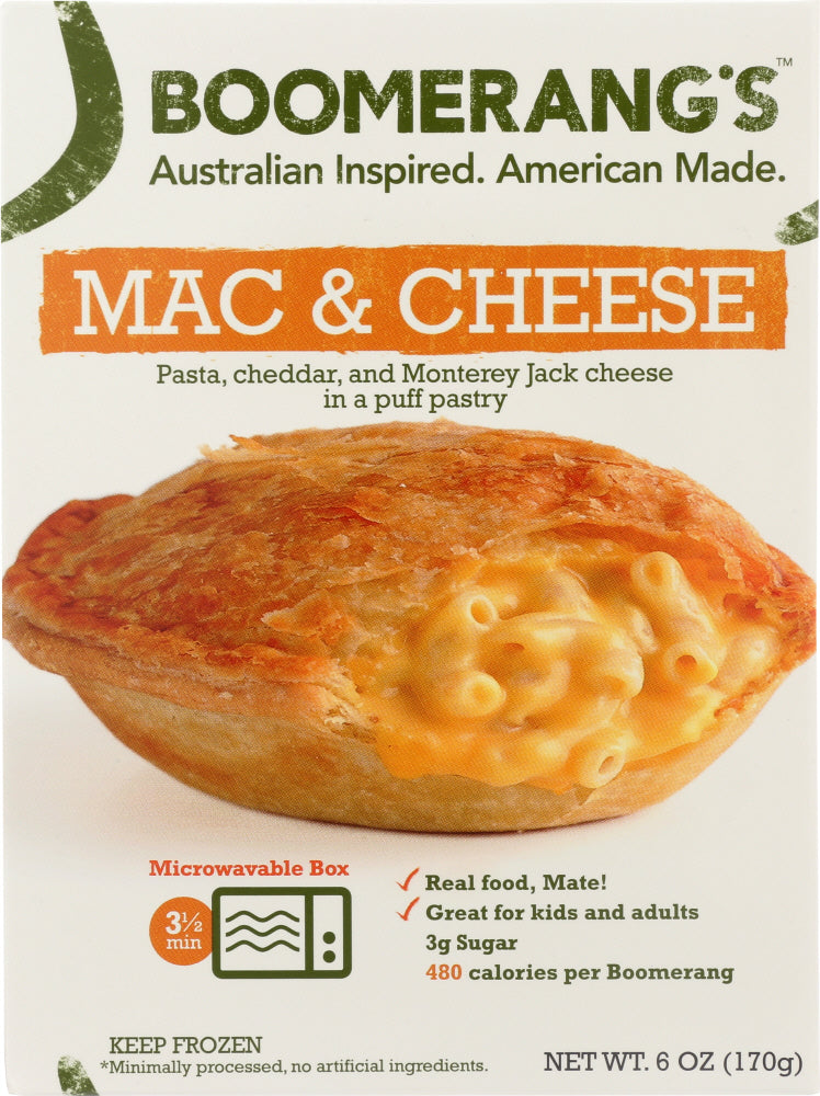 BOOMERANGS: Mac and Cheese Pie, 6 oz - Vending Business Solutions