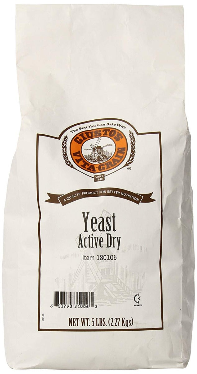 GIUSTOS: Active Dry Yeast, 5 lb - Vending Business Solutions