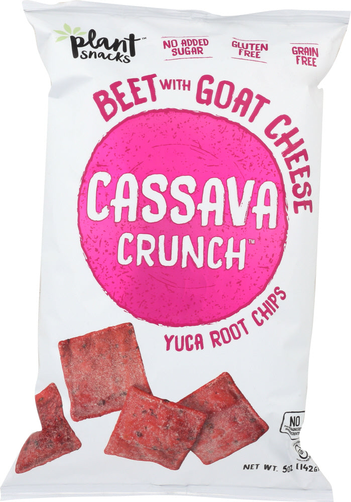 CASSAVA CRUNCH: Yuca Root Chips Beet With Goat Cheese 5 Oz - Vending Business Solutions