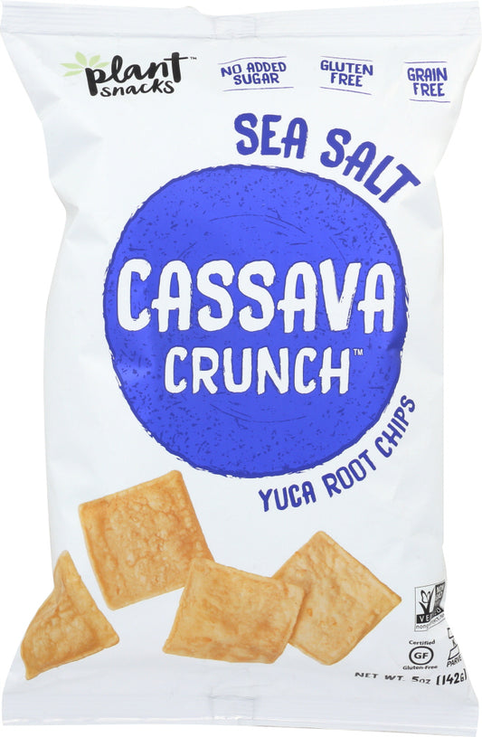 CASSAVA CRUNCH: Yuca Root Chips Sea Salt 5 Oz - Vending Business Solutions