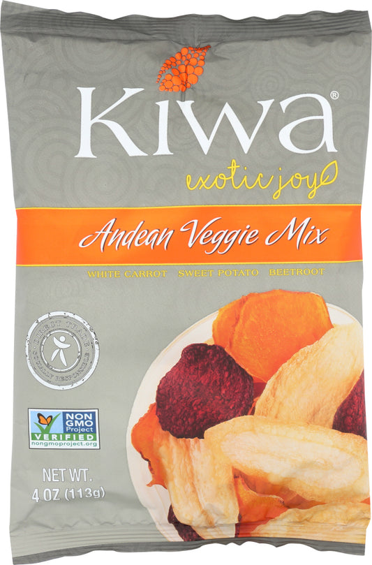 KIWA CHIPS: Chip Veggie Andean Mix, 4 oz - Vending Business Solutions