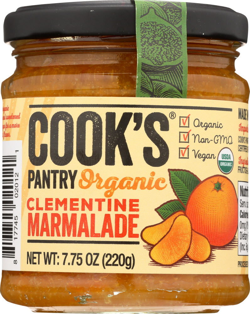 COOKS PANTRY: Organic Clementine Marmalade, 7.75 oz - Vending Business Solutions