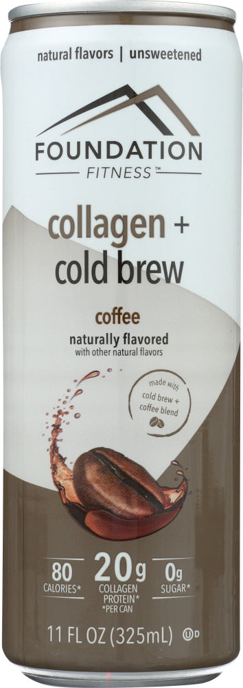 FOUNDATION FITNESS: Collagen + Cold Brew Coffee, 11 fl oz - Vending Business Solutions