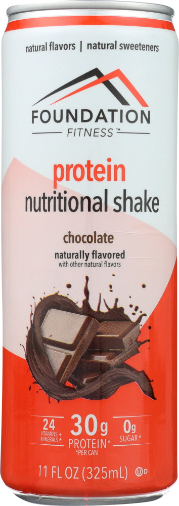 FOUNDATION FITNESS: Shake Chocolate 30g, 11 oz - Vending Business Solutions