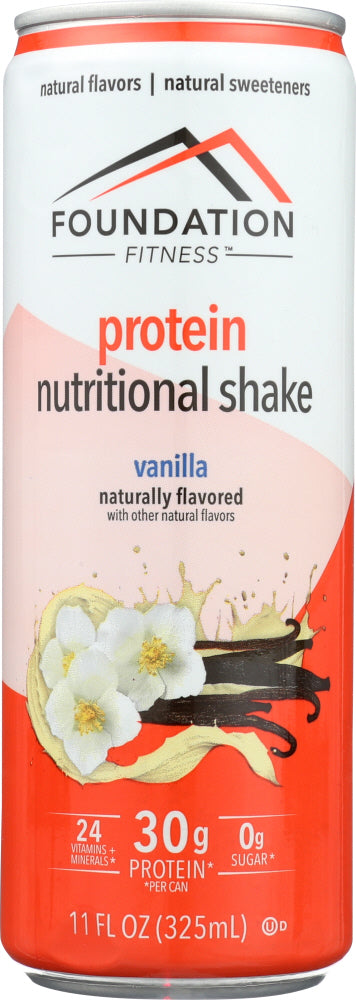 FOUNDATION FITNESS: Vanilla Protein Shake, 11 fl oz - Vending Business Solutions