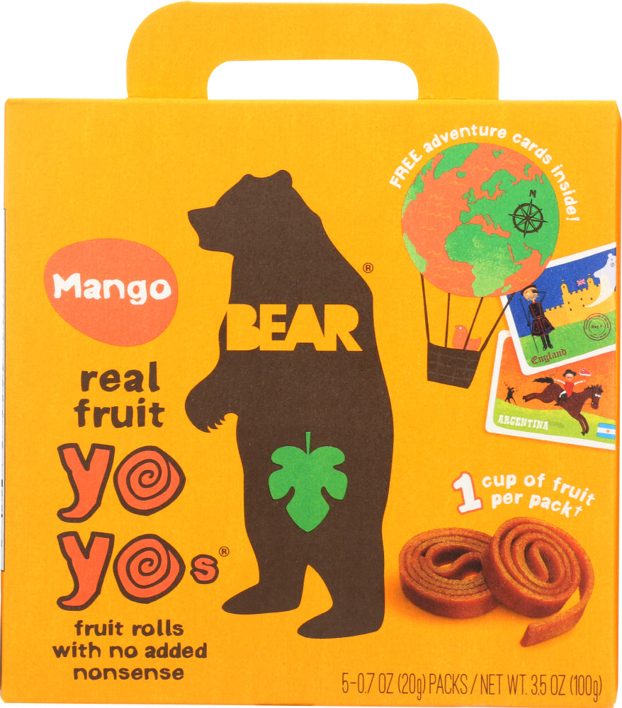 BEAR YOYO: Mango Fruit Rolls 3.5 Oz - Vending Business Solutions