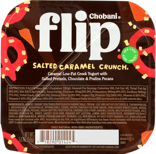CHOBANI: Yogurt Salted Caramel Crunch, 5.3 oz - Vending Business Solutions
