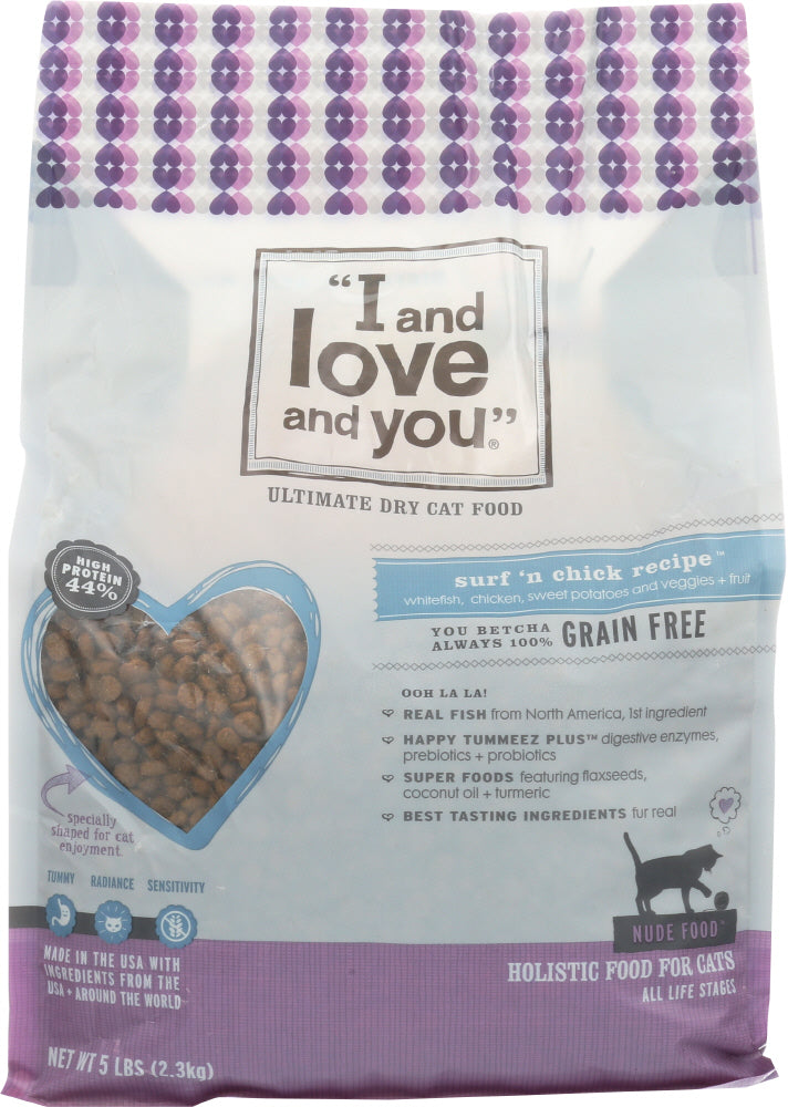 I&LOVE&YOU: Cat Food Nude Surf N Chicken, 5 lb - Vending Business Solutions