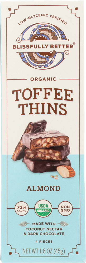 BLISSFULLY BETTER: Chocolate Almond Toffee, 1.6 oz - Vending Business Solutions