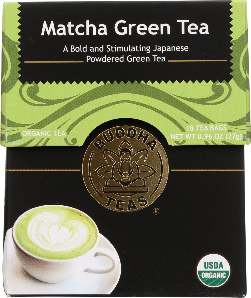 BUDDHA TEAS: Green Tea Matcha, 0.96 oz - Vending Business Solutions