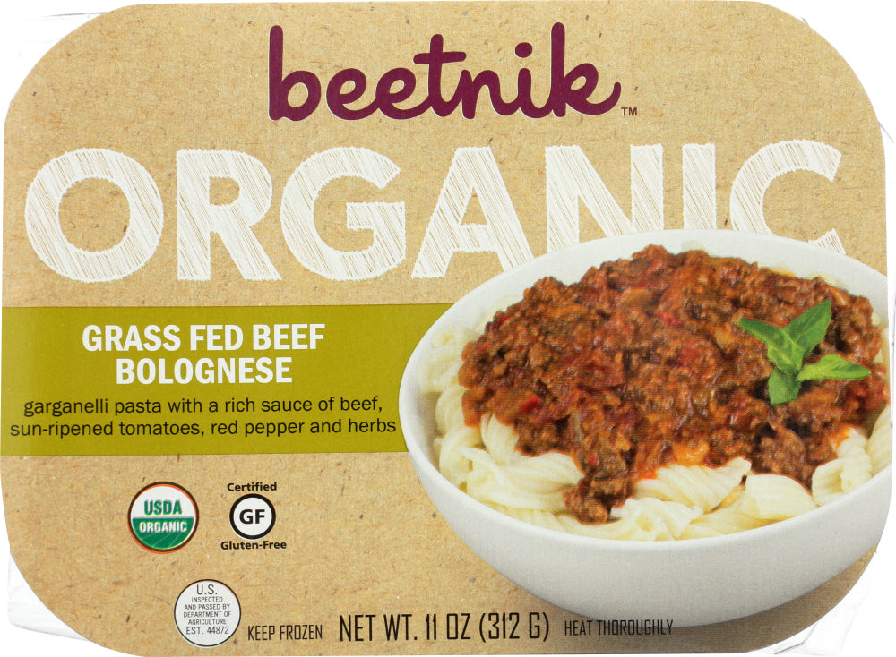BEETNIK FOODS: Orgnic Grass Fed Beef Bolognese, 11 oz - Vending Business Solutions