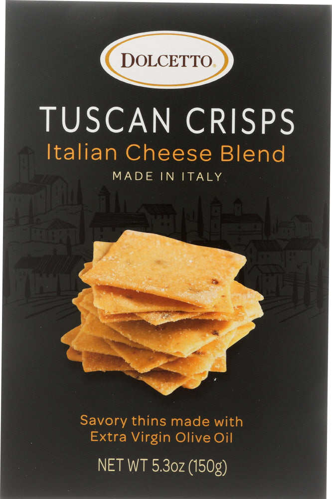 DOLCETTO: Tuscan Crisps Italian Cheese Blend, 5.3 oz - Vending Business Solutions