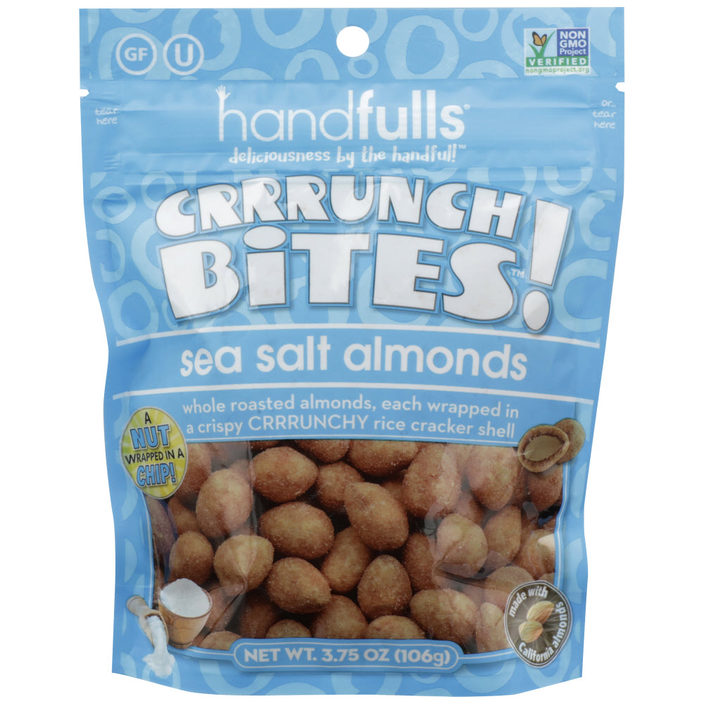 CRRRUNCH BITES: Nut Almond Coated Sea Salt, 3.75 oz - Vending Business Solutions