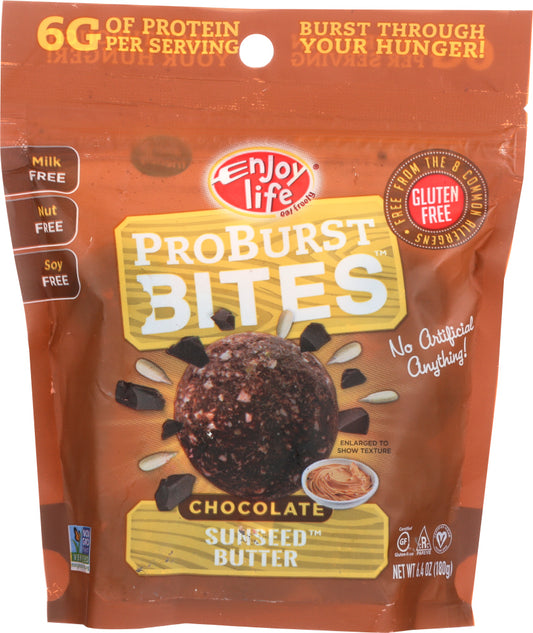 ENJOY LIFE: Sunseed Butter Proburst Bites, 6.4 oz - Vending Business Solutions