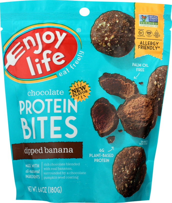 ENJOY LIFE: Bites Protein Dipped Banana, 6.4 oz - Vending Business Solutions
