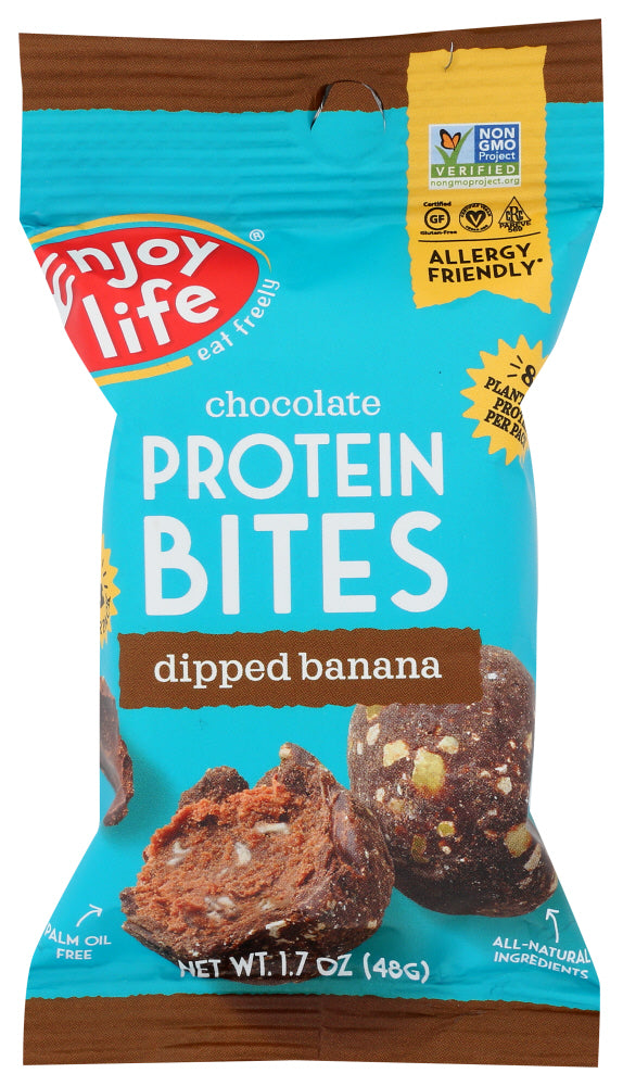 ENJOY LIFE: Chocolate Dipped Banana Protein Bites, 1.7 oz - Vending Business Solutions