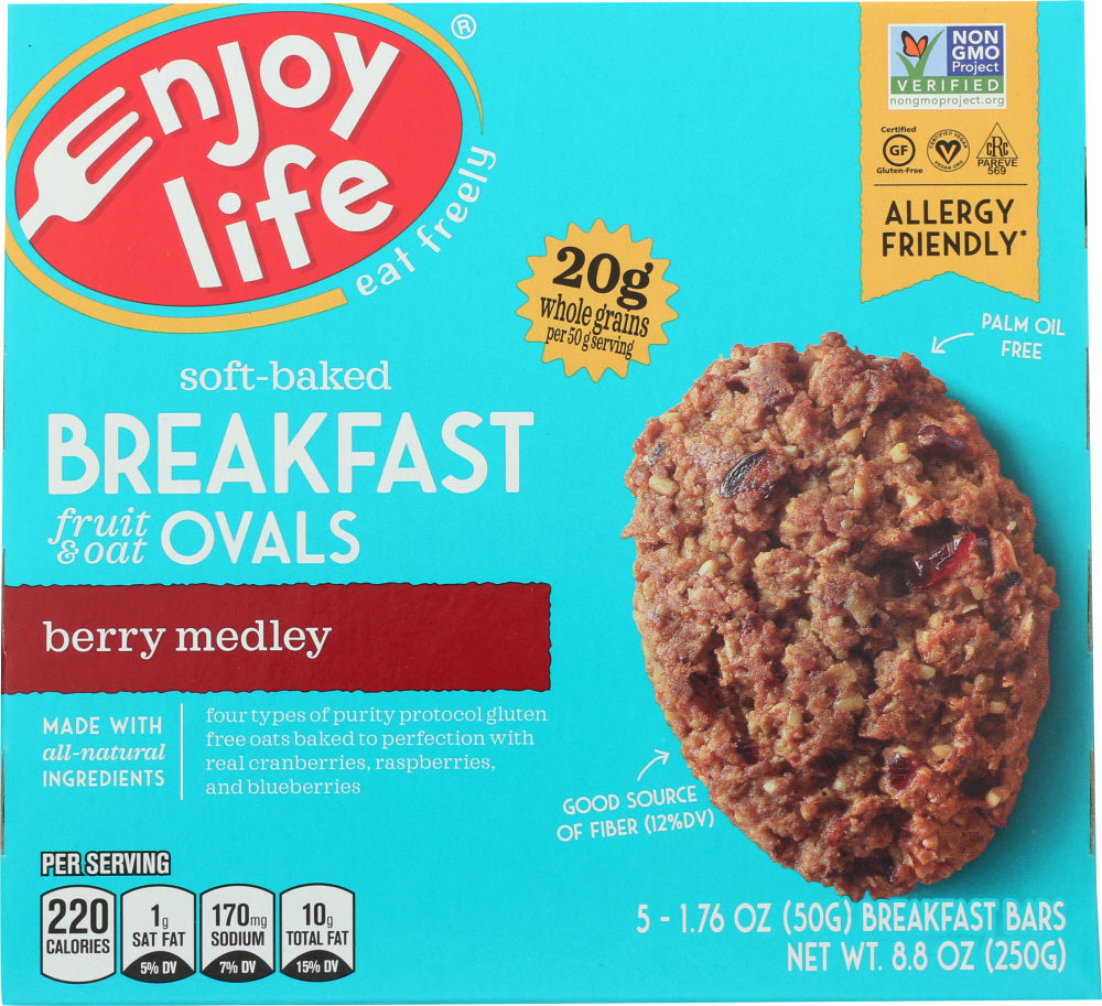 ENJOY LIFE: Breakfast Ovals Berry Medley, 8.8 oz - Vending Business Solutions