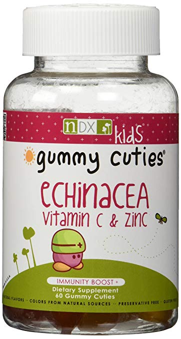 GUMMY CUTIES: Echinacea Vitamin C Zinc Kids, 60 ea - Vending Business Solutions