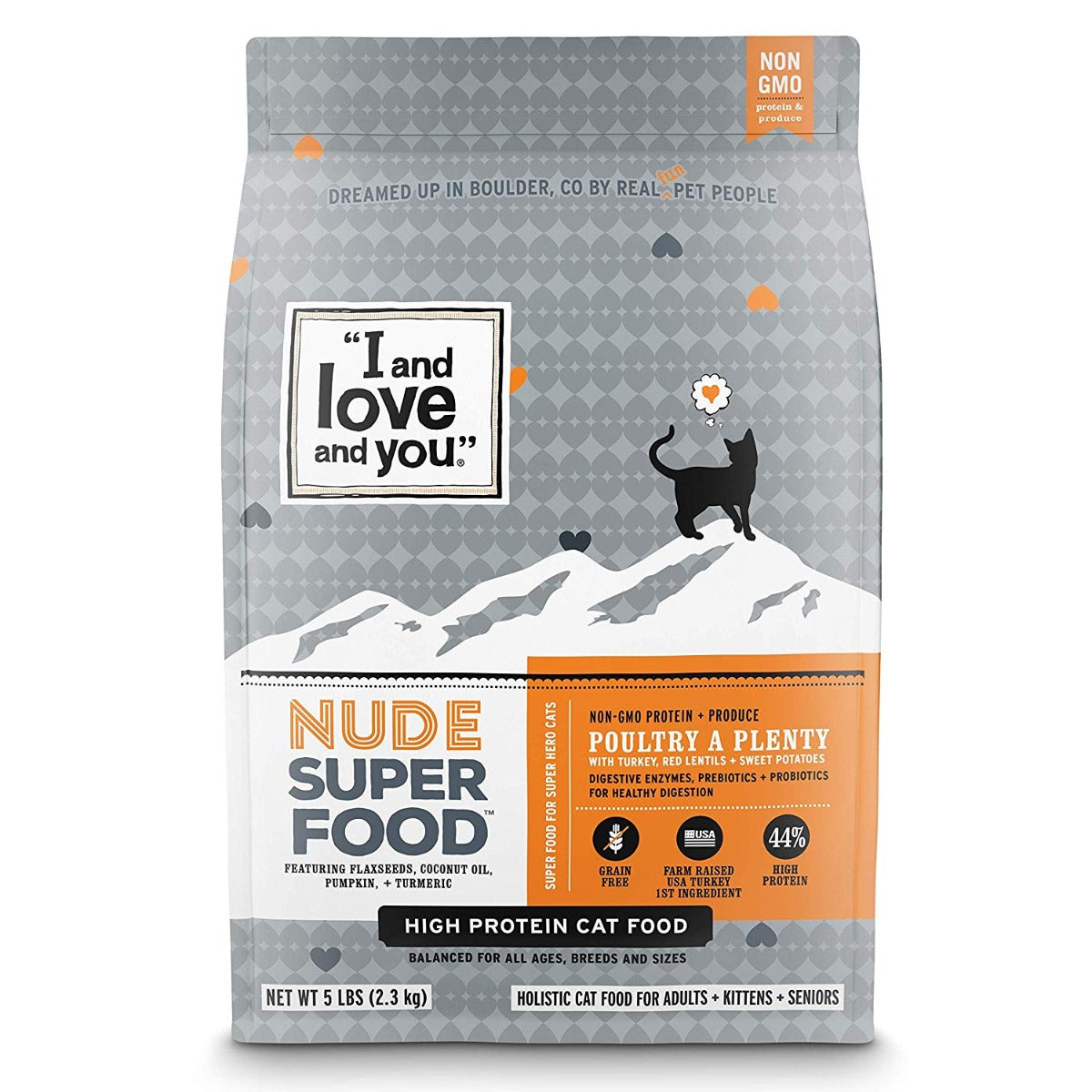 I&LOVE&YOU: Nude Food Poultry a Plenty Cat Food, 5 lb - Vending Business Solutions