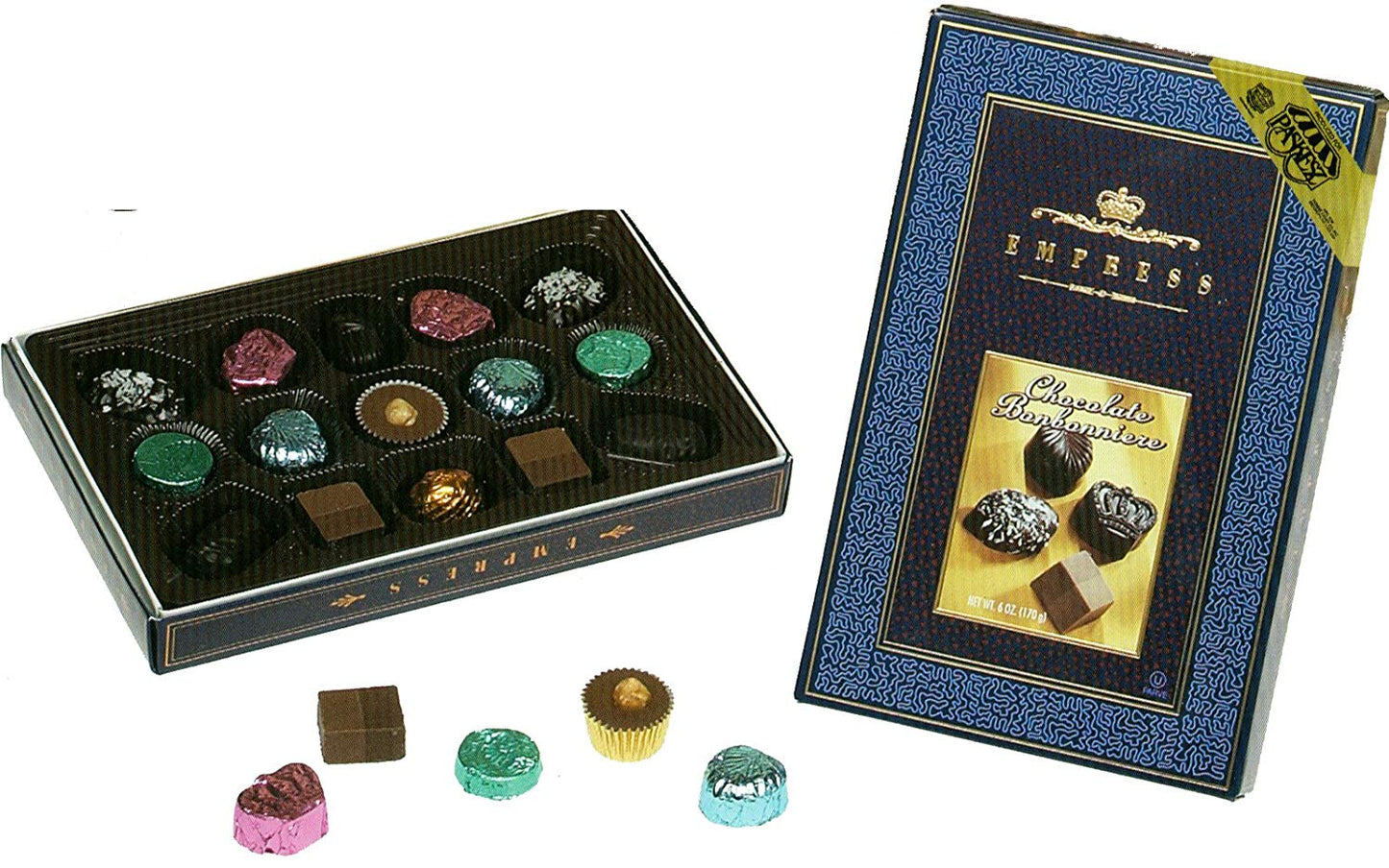 EMPRESS: Chocolate Bonbonnierre Assorted Box, 6 oz - Vending Business Solutions