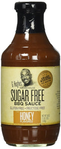 G HUGHES: Sugar Free Barbecue Sauce Honey Flavor, 18 oz - Vending Business Solutions