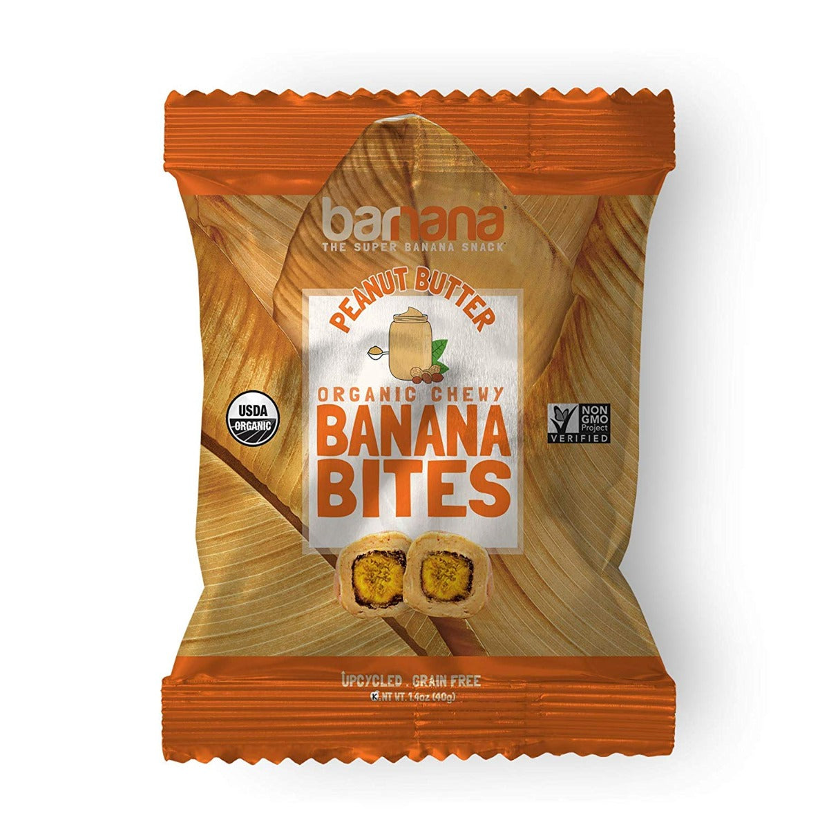 BARNANA: Organic Peanut Butter Chewy Banana Bites, 1.4 oz - Vending Business Solutions
