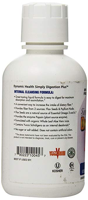 DYNAMIC HEALTH: Simply Digestion Plus, 16 fo - Vending Business Solutions
