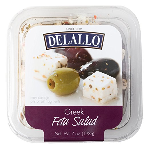 DELALLO: Greek Feta Salad, 7 oz - Vending Business Solutions