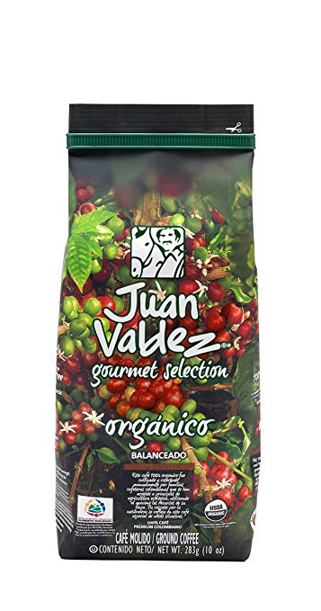 JUAN VALDEZ: Coffee Ground Organic, 10 oz - Vending Business Solutions