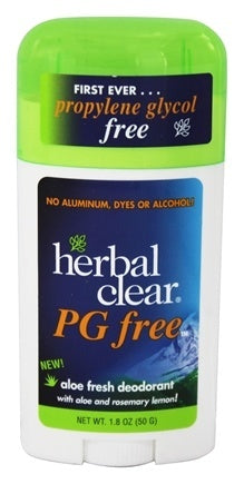 HERBAL CLEAR: Deodorant Stick Aloe Fresh PG Free, 1.8 oz - Vending Business Solutions