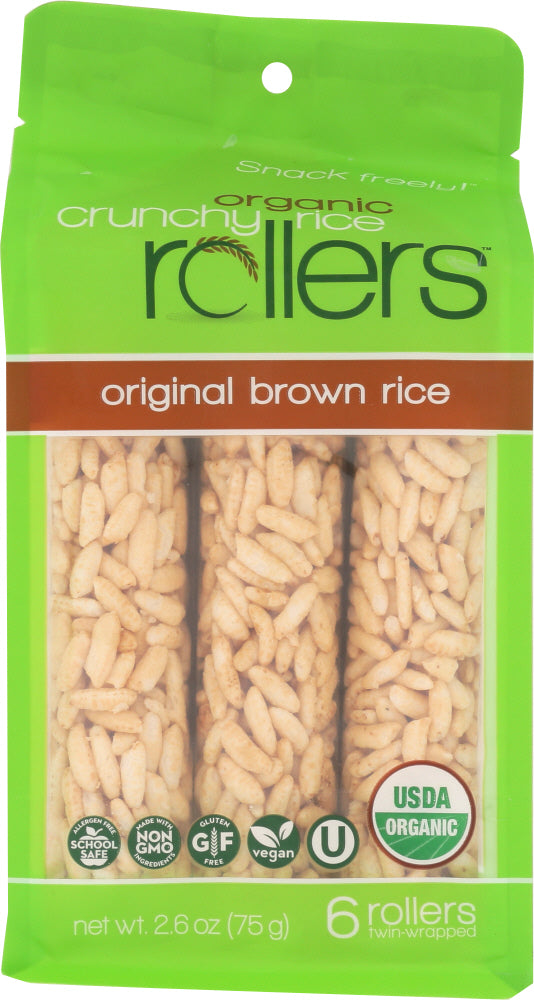 BAMBOO LANE: Organic Crunchy Rice Rollers Brown Rice, 2.6 oz - Vending Business Solutions