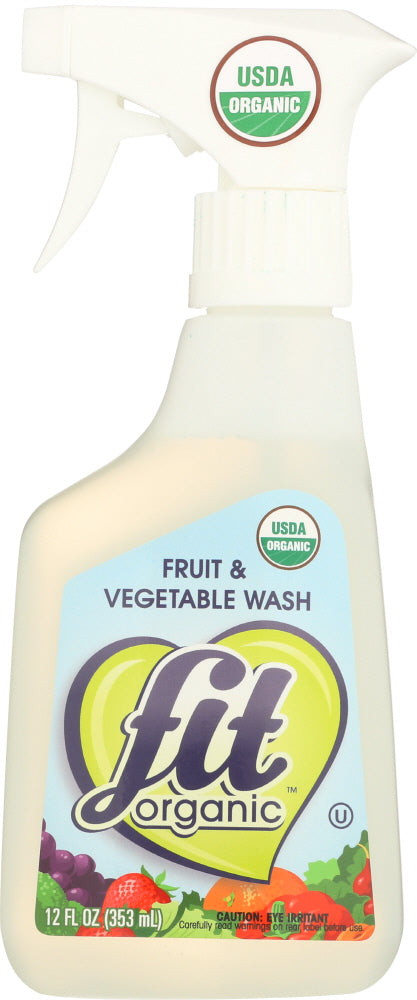 FIT ORGANIC: Fruit & Vegetable Wash Spray, 12 oz - Vending Business Solutions