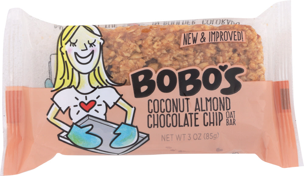 BOBOS OAT BARS: Gluten Free Chocolate Almond Oat Bar, 3 Oz - Vending Business Solutions
