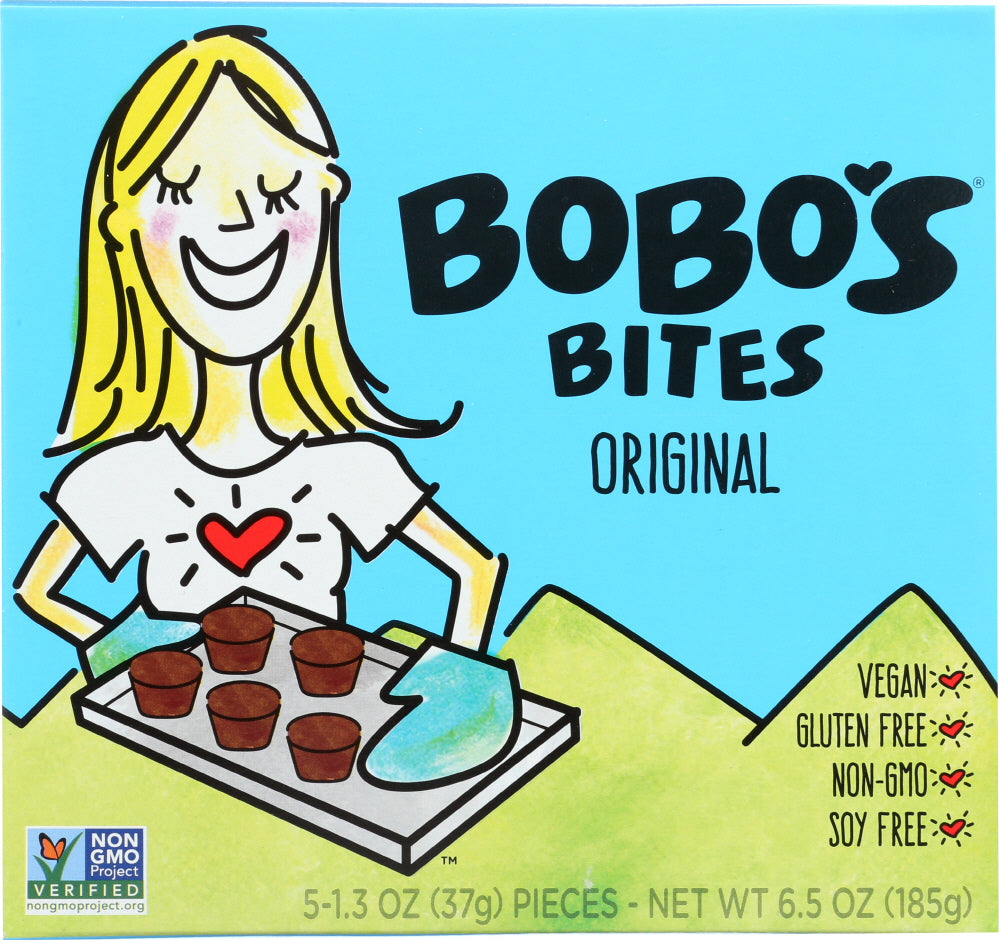BOBO'S OAT BARS: Bobo's Bites Original 5 Bars, 6.5 oz - Vending Business Solutions