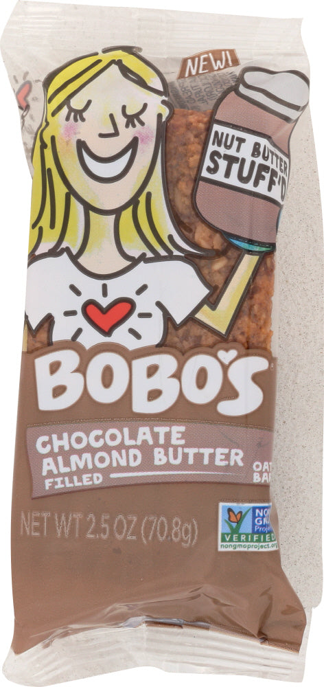 BOBOS OAT BARS: BARS STUFF'D CHOCOLATE ALMOND BUTTER FILLED (2.500 OZ) - Vending Business Solutions