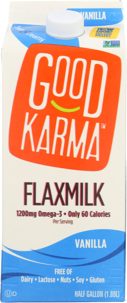 GOOD KARMA: Flax Milk Vanilla, 64 oz - Vending Business Solutions