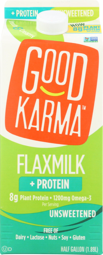 GOOD KARMA: Protein + Flax Milk Unsweetened Original, 64 oz - Vending Business Solutions