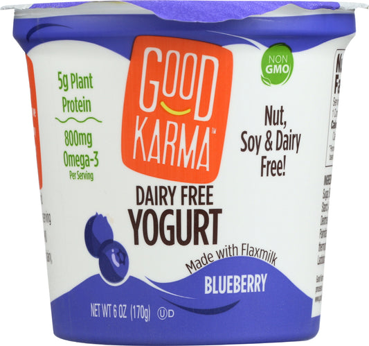 GOOD KARMA: Dairy Free Blueberry Yogurt, 6 oz - Vending Business Solutions