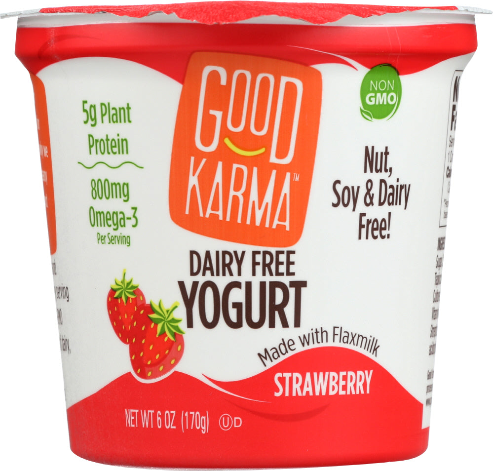 GOOD KARMA: Yogurt Strawberry, 6 oz - Vending Business Solutions