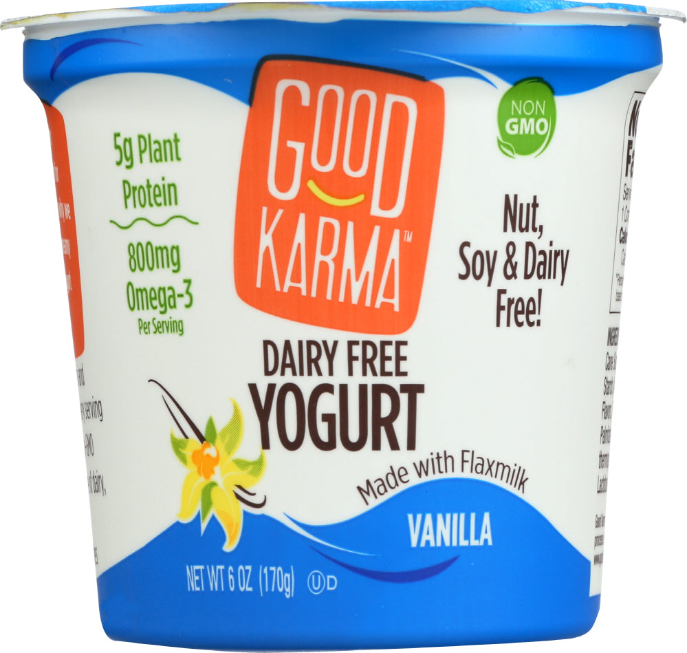 GOOD KARMA: Dairy Free Yogurt Vanilla, 6 oz - Vending Business Solutions