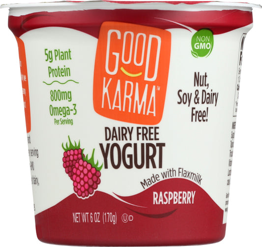 GOOD KARMA: Raspberry Dairy Free Yogurt, 6 oz - Vending Business Solutions